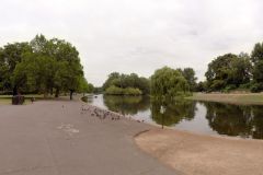 Лондон. Панорама Regent's park (недалеко от музея Шерлока Холмса)