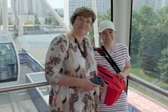 Москва. На колесе обозрения "Солнце Москвы"