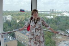 Москва. На колесе обозрения "Солнце Москвы"