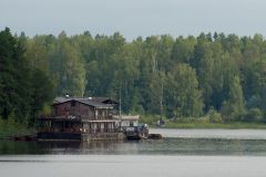 Дебаркадер у д. Старое Мелково